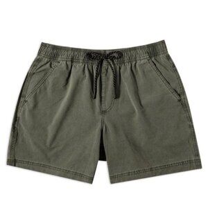 Men's Olive Swim Hybrid Shorts
